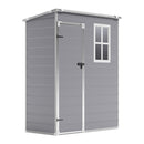 Livingandhome Plastic Outdoor Garden Tool Shed