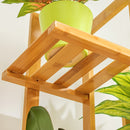 Breeins Tiered Wooden Plant Shelf