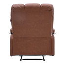 Livingandhome Upholstered Faux Leather Recliner Chair