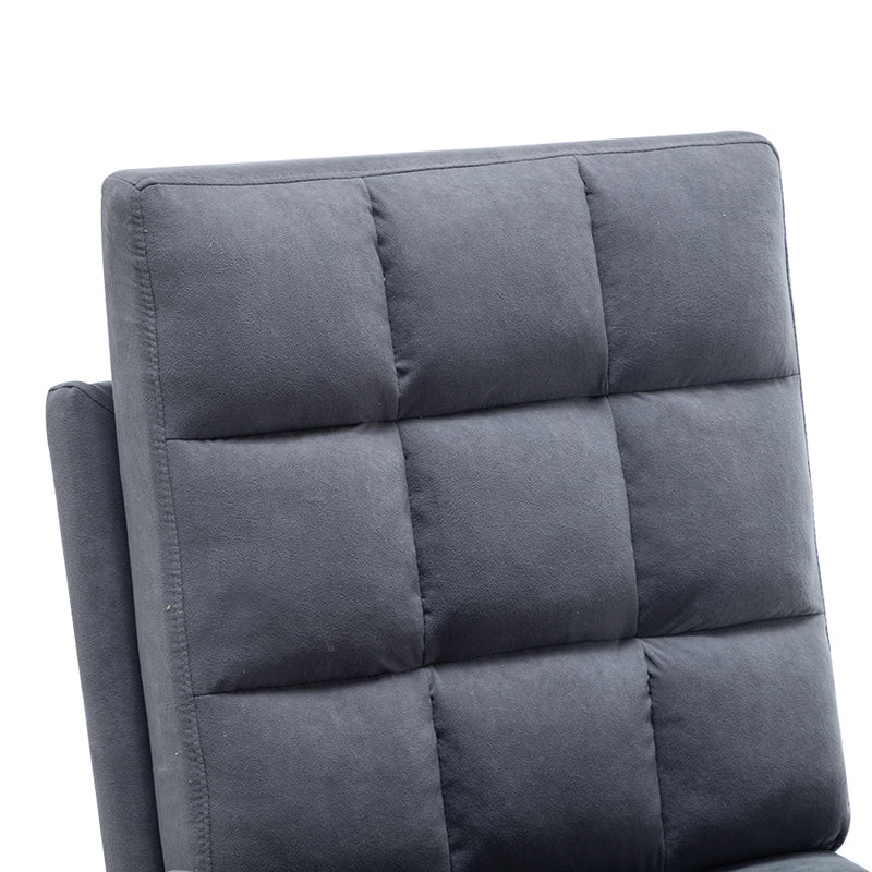 Livingandhome Armchair and Ottoman Recliner Set