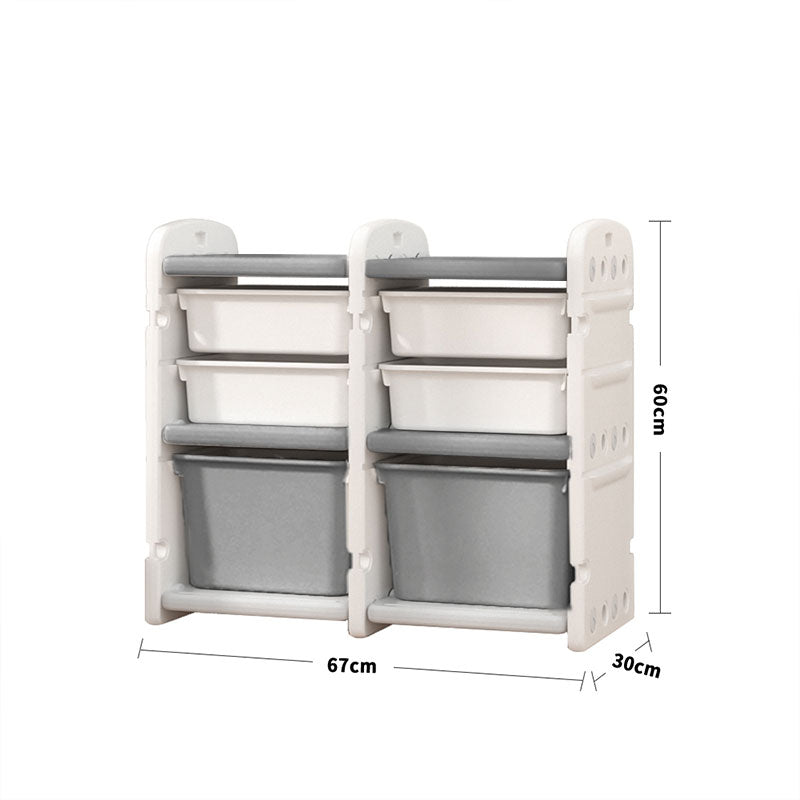 Kidkid Kids Storage Cabinet for Toys Clothes Books, Plastic Organizer