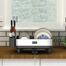 Lifeideas Stainless Steel Dish Drainer Rack Kitchen Organiser