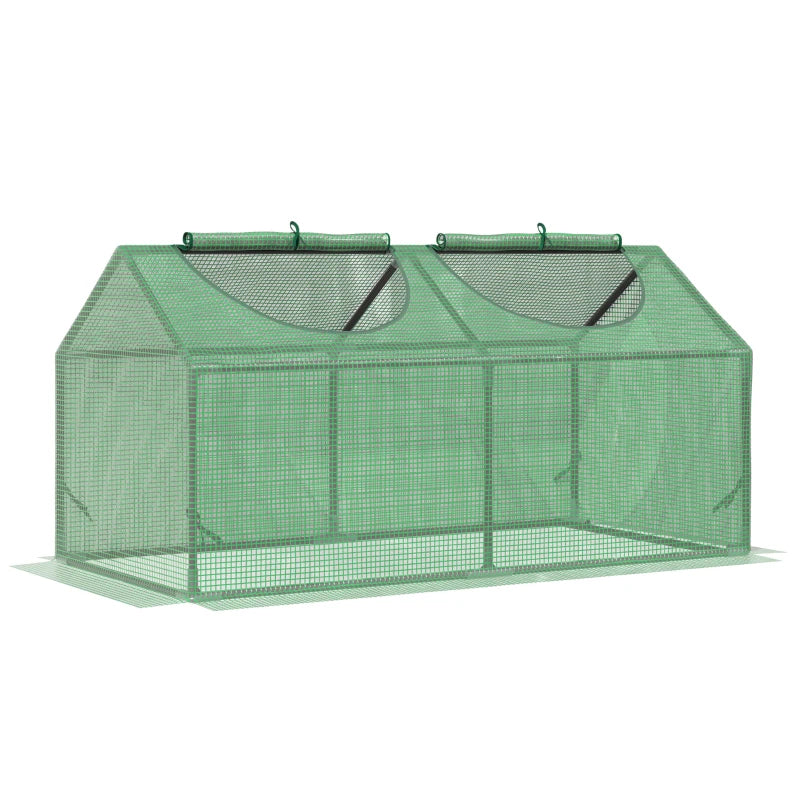 Outsunny Mini Greenhouse 119 x 60 x 60 cm - Green