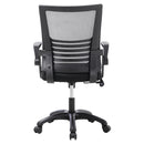 Livingandhome Mesh Desk Chair with Curved Back Support