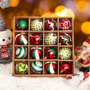 Lifeideas 16Pcs Christmas Hanging Ball Decoration