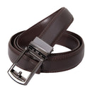 Modishion Adjustable Leather Ratchet Belt With Automatic Buckle