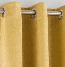 Enhanced Living Vogue Ochre Eyelet Thermal Noise reducing Dim Out Curtains - Pair