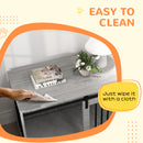 PawHut Dog Crate Furniture with Removable Cushion for Large Dogs - Grey