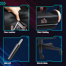 HOMCOM Gaming Chair with Footrest, Reclining Computer Chair, Black