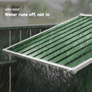 Outsunny 6.5x3.5ft Metal Garden Shed for Garden, Green