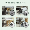 PawHut Cat Tree w/ Scratching Post, Bed, Cat Tunnel, Toy Ball