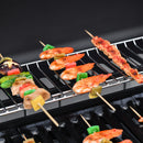 Outsunny 6+1 Burner Gas BBQ Grill Garden Barbecue With Wheels, Cabinet