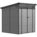 Outsunny 6 x 6ft Plastic Garden Shed with Windows and Air Vents