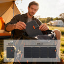 HOMCOM 36W Foldable Portable Solar Panel with Type-C to USB-A Charging Port