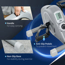 SPORTNOW Pedal Exerciser with 8-Level Magnetic Resistance