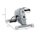 SPORTNOW Pedal Exerciser with 8-Level Magnetic Resistance