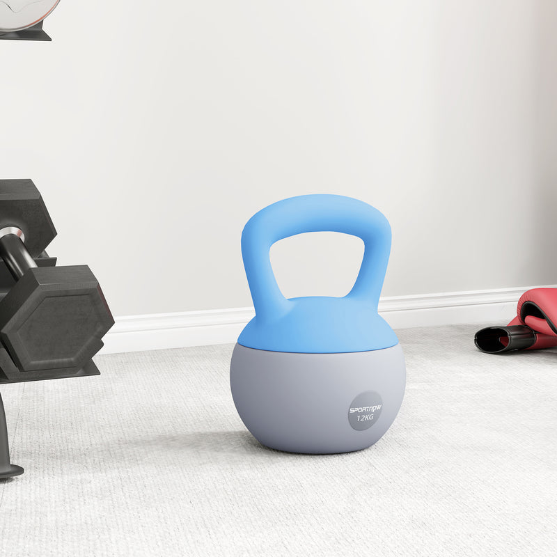 SPORTNOW 12KG Kettlebell with Soft Body and Non-Slip Handle