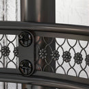 Outsunny 4 Tiered Plant Pot Stand, Metal Plant Shelf For Living Room