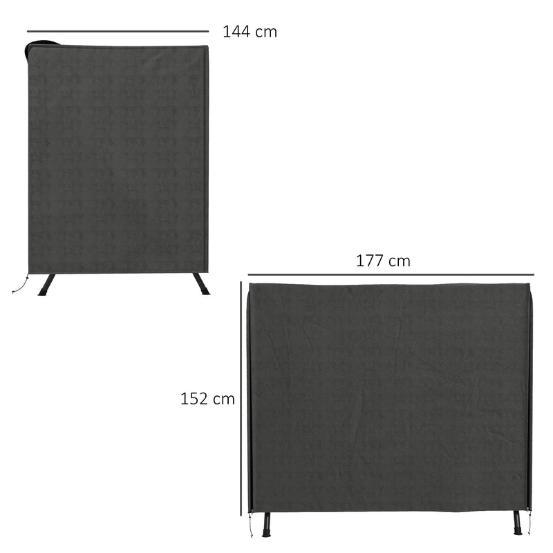 Outsunny Garden Furniture Protector Patio Swing Chair Cover - Grey