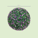 HOMCOM Set Of 2 Artificial Topiary Balls Indoor Outdoor Faux Boxwood Balls
