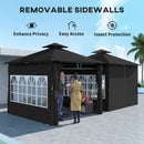 Outsunny 3 x 3 m Garden Gazebo, Outdoor Gazebo Canopy Shelter