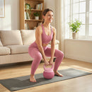 SPORTNOW Soft Kettlebell, 8kg Kettle Bell with Anti-Slip Grip for Home Gym