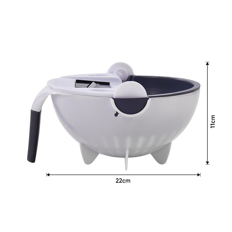 Lifeideas Multi-Function Vegetable Grater Set with Drain Basket