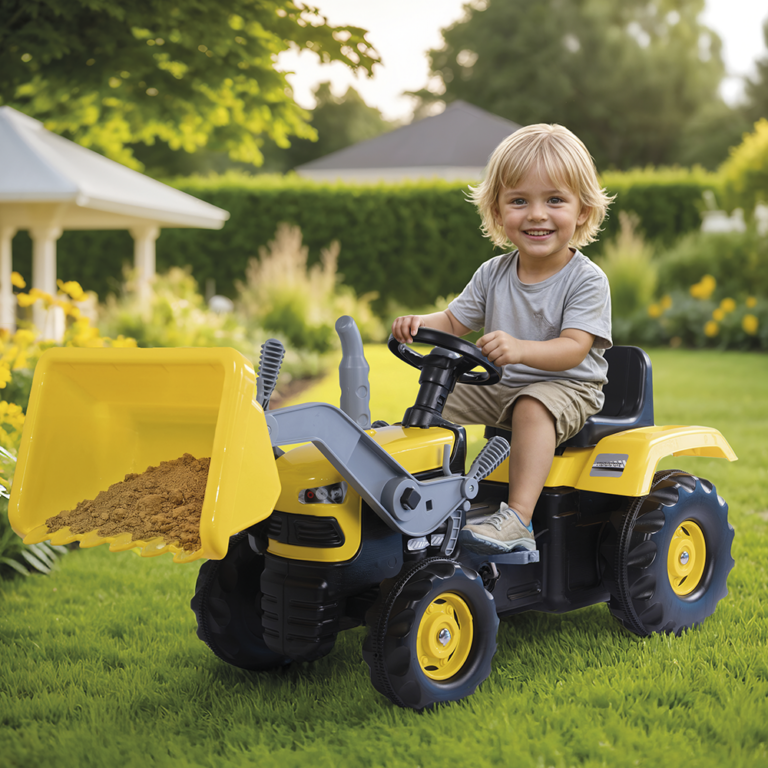 Pedal Tractor With Frontloader