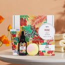 Livingandhome5Pcs Rose Elegance Spa Pamper Kit Gift Set
