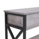 Livingandhome Narrow Wooden Console Table with Drawers