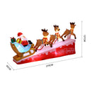 Lifeideas 8.9ft Christmas Inflatable Santa