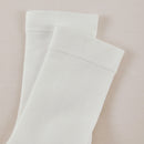 Modishion 6 Pairs White Cotton Crew Socks