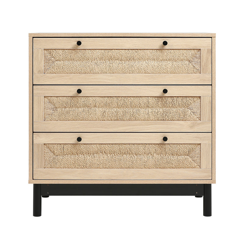 Livingandhome Stylish Natural Wood Cabinet