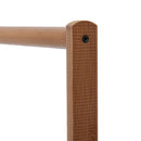 Livingandhome Bamboo Garment Hat Rack with Wheels