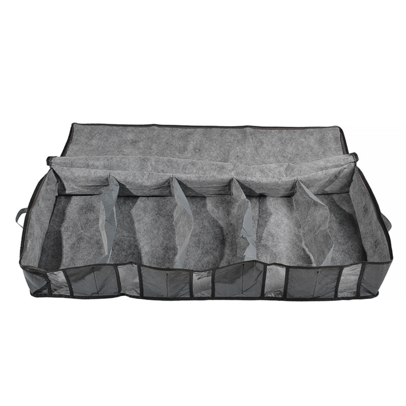 Lifeideas Non-Woven Fabric Underbed Storage Bag with Handles and Zipper