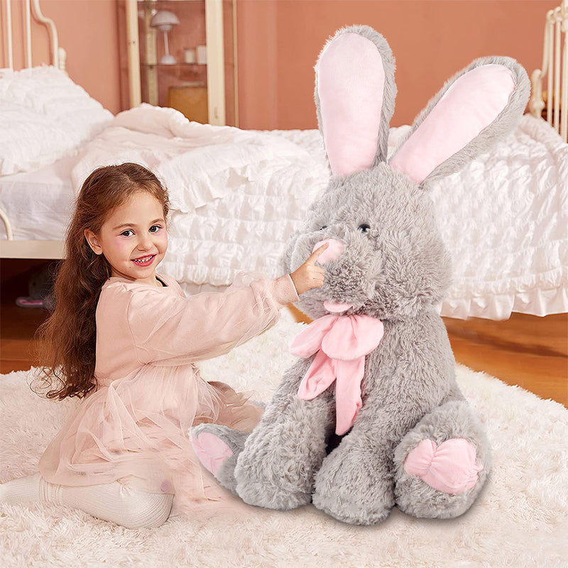 Kidkid Large-Eared Plush Rabbit Soft Doll