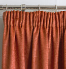 Enhanced Living Matrix Orange Tape Top Thermal Noise Reducing Dim Out Curtains - Pair
