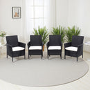 Breeins Set Of Rattan Chairs Garden Furniture Set Of 2 Or 4