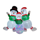 Lifeideas Christmas Inflatable Snowman Family