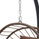 Breeins Swing Hanging Egg Chair With Cushion And Headrest