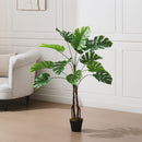 Breeins Artificial Monstera Deliciosa Tree In Pot For Decoration