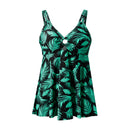 Two Piece Tankini Swimsuit With Double Shoulder Straps