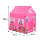 Livingandhome Girls Play Tent Pink Princess Castle Portable Playhouse