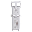 Lifeideas Freestanding 2 Tier Laundry Sorter with Casters