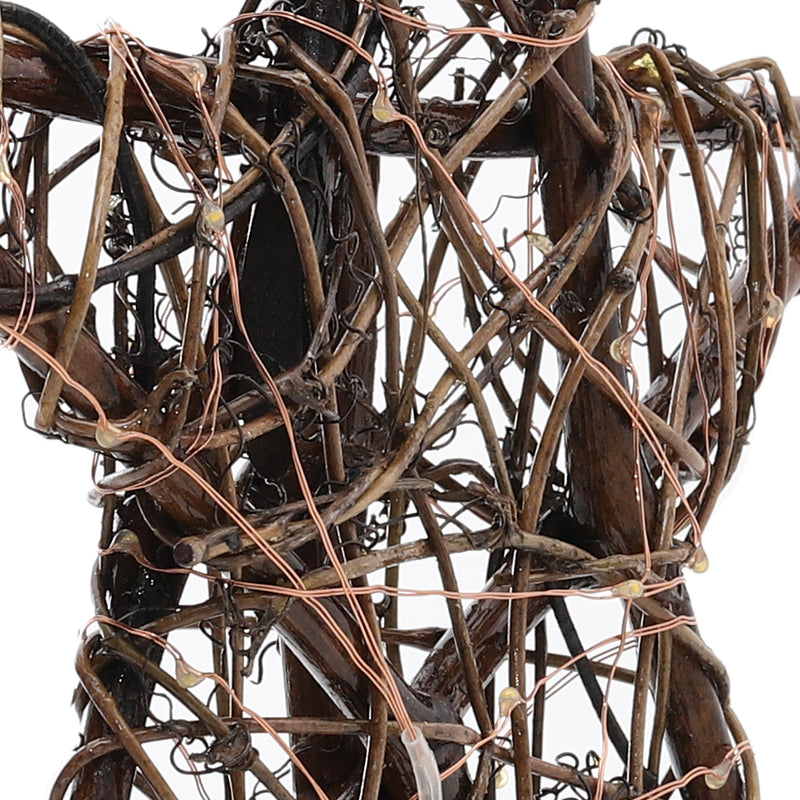 Lifeideas Decorative Star-shaped Christmas Tree Topper with LED Lights