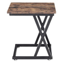 Livingandhome Vintage C-shaped Side Table