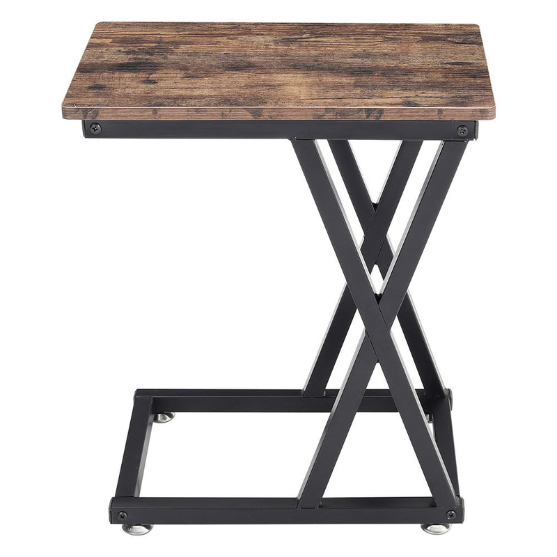 Livingandhome Vintage C-shaped Side Table