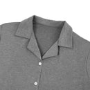 Short Sleeve Loungewear Set Grey