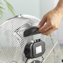 Lewis's 16 Inch Floor Fan Stainless Steel