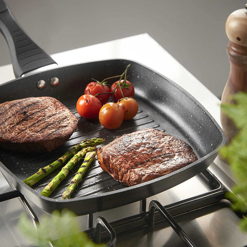 Lewis's  Sovereign Stone 25cm Griddle Pan